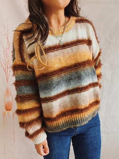 Fuzzy Cafe Ugly Christmas Sweater | Colorful & Cozy Knitwear | Orchid Unique