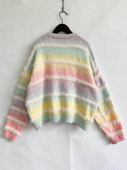 Fuzzy Cafe Ugly Christmas Sweater | Colorful & Cozy Knitwear | Orchid Unique