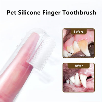 Soft Pet Finger Toothbrush - Orchid Unique 