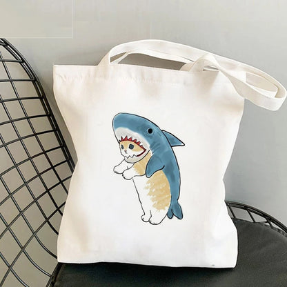 Cat Shark Shopping Bag - Orchid Unique 