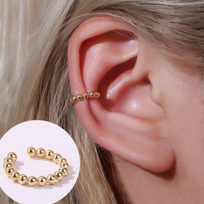 Punk Gold Metal Ear Cuff/Clip - Orchid Unique 