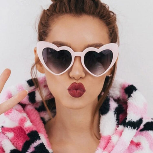 Pink Heart Brand Chic Sunglasses