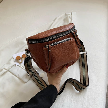 Mini Retro Leather Shoulder Strap Bag - Orchid Unique 