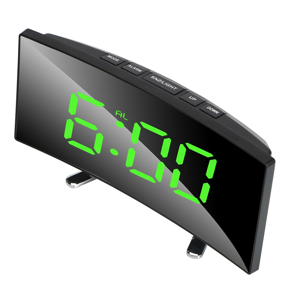 Digital Table Alarm Clock - Orchid Unique 