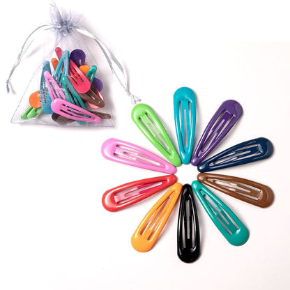 Colorful Waterdrop Shape Hairpins - Orchid Unique 