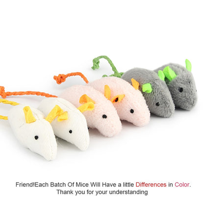 Mix Pet Toy Catnip Mice - Orchid Unique 