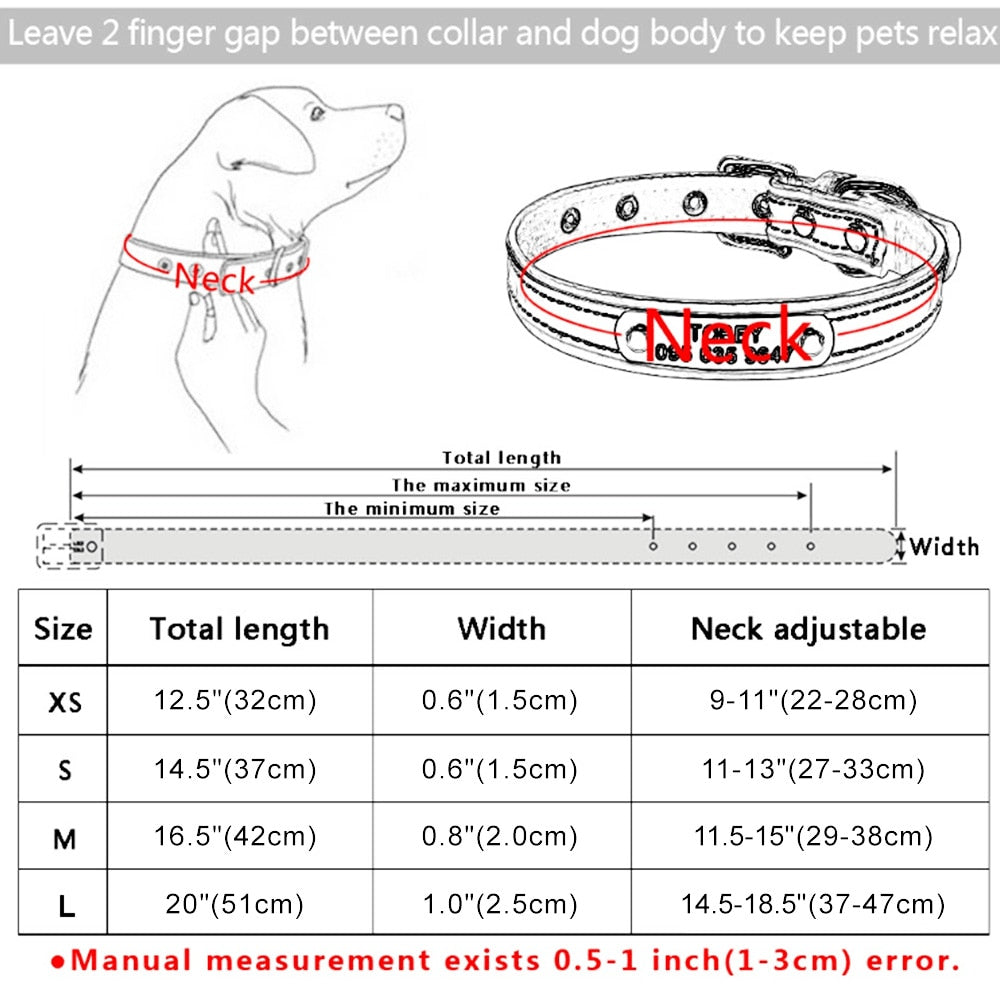 Adjustable personalized dog collar - Orchid Unique  Orchid Unique 