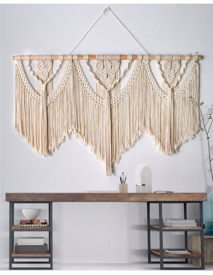 Large Macrame Wall Hanging Tapestry - Orchid Unique 