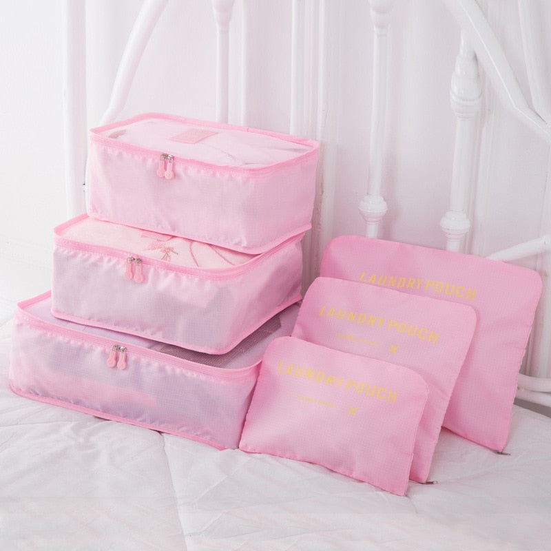 6 PCS Travel Storage Bag - Orchid Unique 