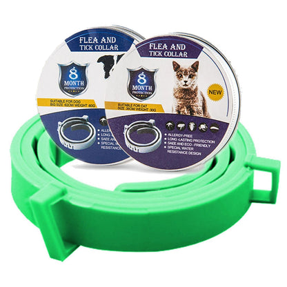 Adjustable Pet Collar Flea & Tick Prevention - Orchid Unique 