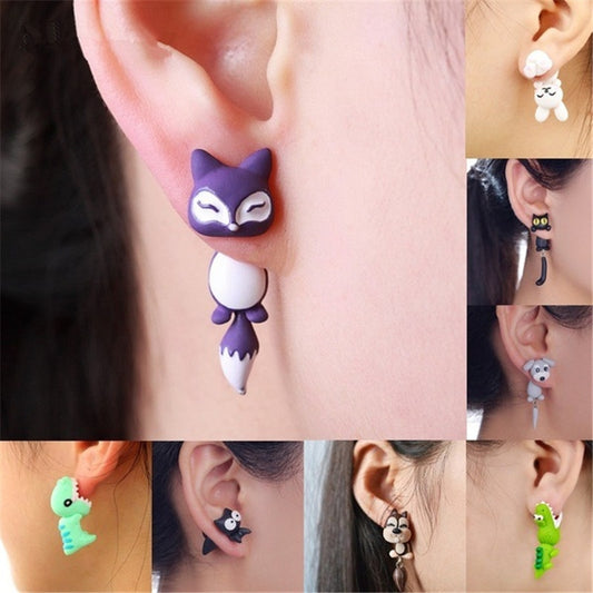 Cute Animal Creative Handmade Earrings - Orchid Unique 