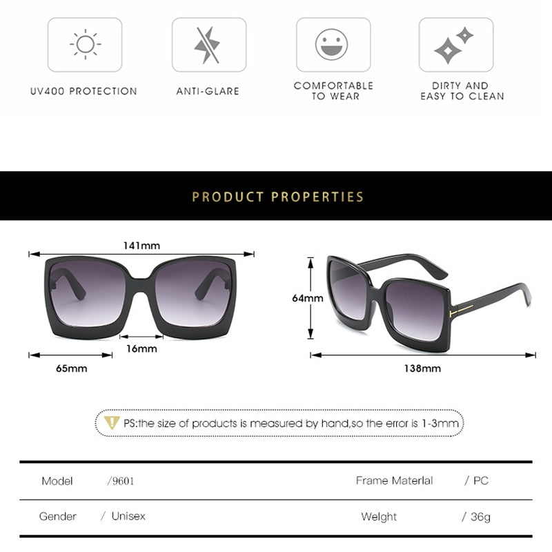 Big Frame Gradient Sunglasses - Orchid Unique  Orchid Unique 