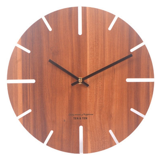 Wooden 3D Wall Clock - Orchid Unique