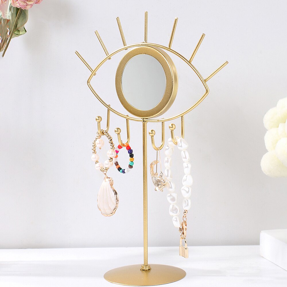 Boho Gold Eye  Makeup Mirrors-Table - Orchid Unique 