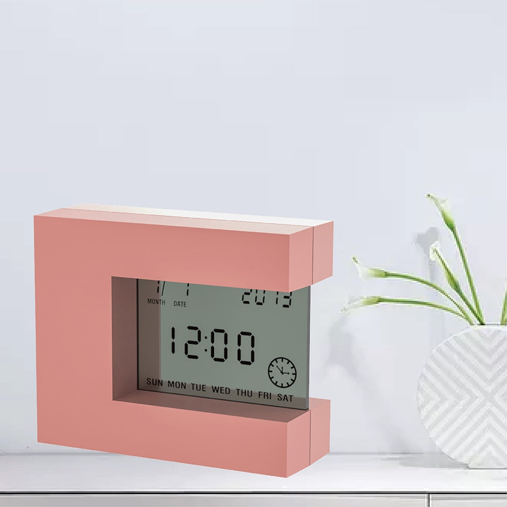 Pink Electronic Desk Alarm clock - Orchid Unique 