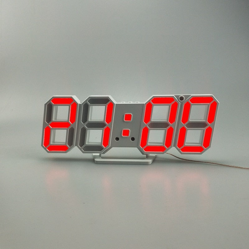 Digital 3D LED Alarm Clock - Orchid Unique 