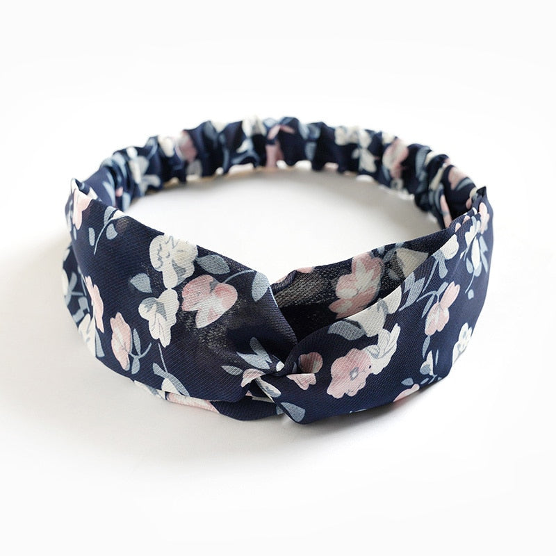 New print Knot Women Headband Vintage Hairband Girls Headwear Leopard Headband Hair Accessories dress Gift hair ties scrunchie - Orchid Unique  Orchid Unique 