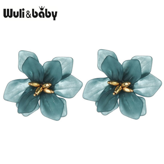 Cute Flower Earrings - Orchid Unique