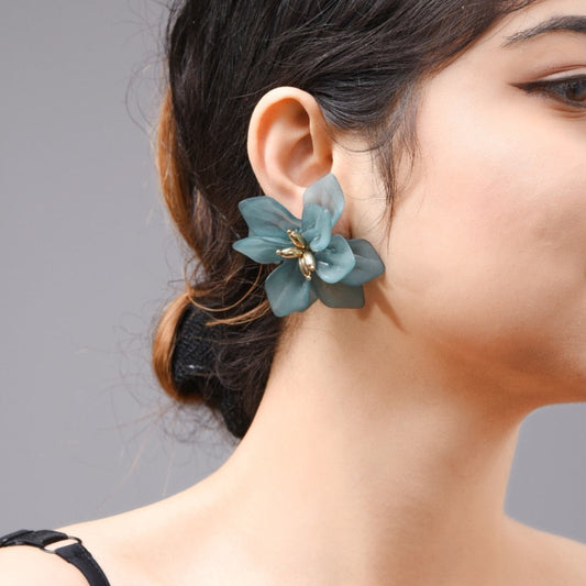 Cute Flower Earrings - Orchid Unique
