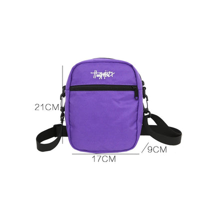 Casual Simple Messenger Bag Hip Hop Style - Orchid Unique 