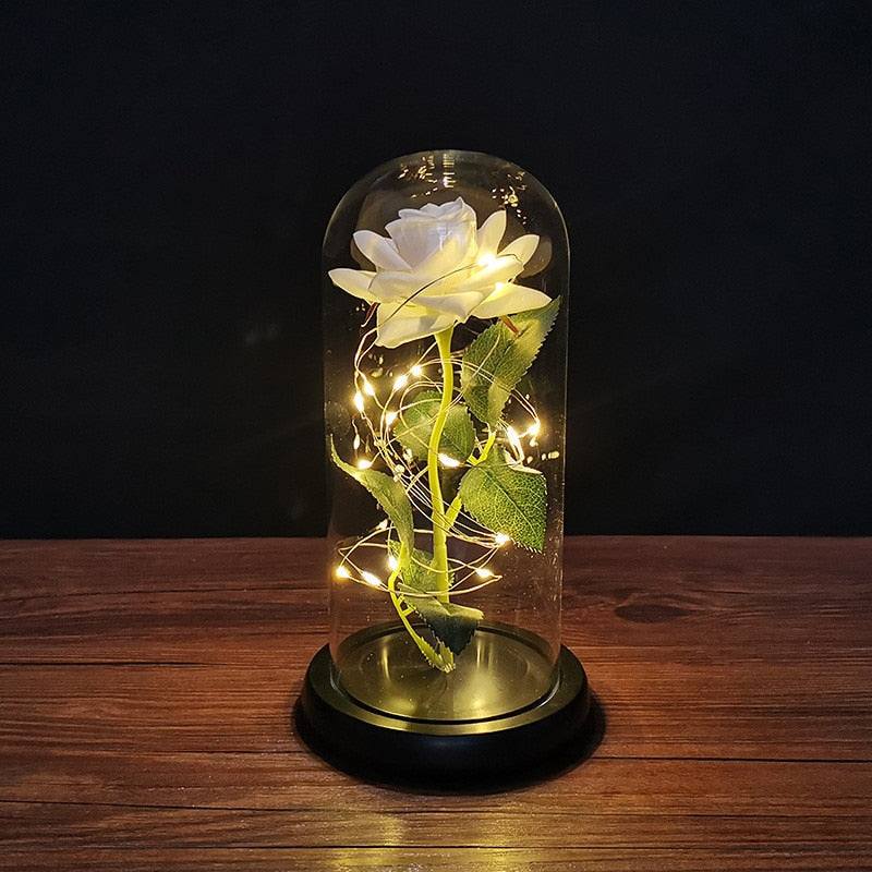 Rose LED Light Foil Flower - Orchid Unique 