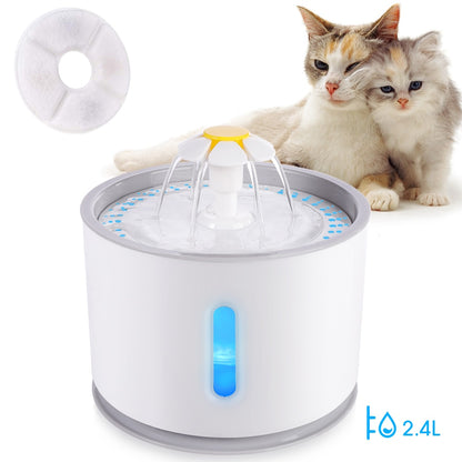 Automatic Pet Cat Water Fountain - Orchid Unique 