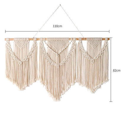 Large Macrame Wall Hanging Tapestry - Orchid Unique 