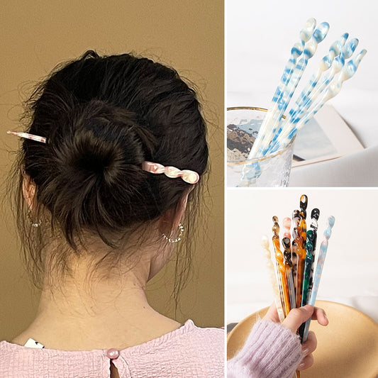 Acetate Hairpins - Orchid Unique