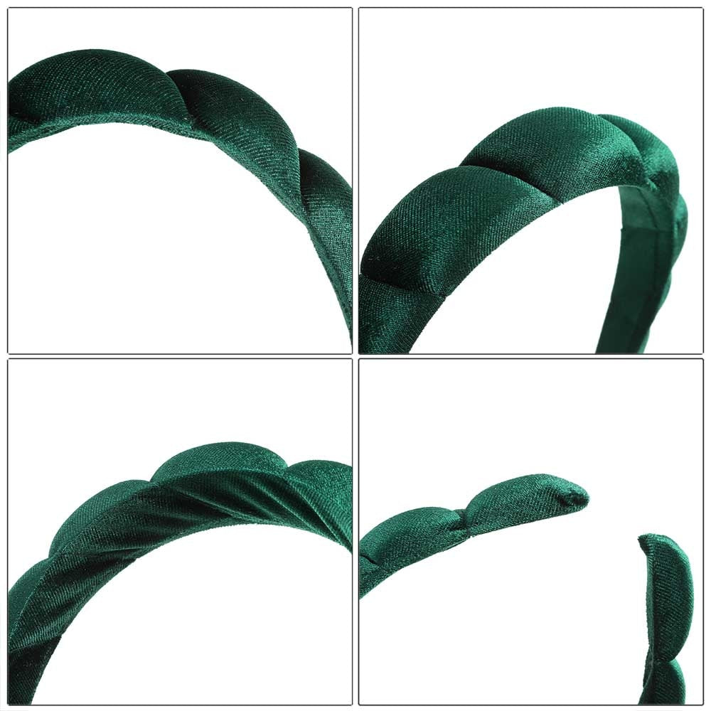 Haimeikang Solid Color Velvet Headband Hair Bands Winter New Sponge Hair Hoop Bezel Headbands For Women Fashion Hair Accessories - Orchid Unique  Orchid Unique 