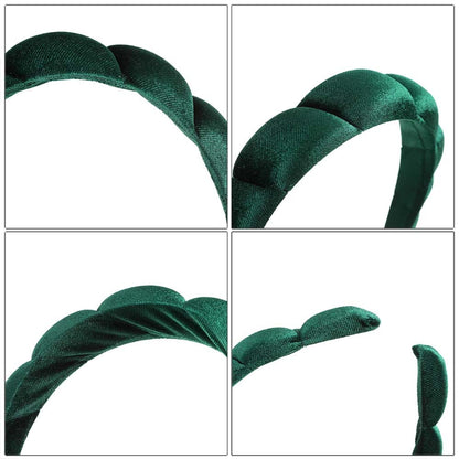 Haimeikang Solid Color Velvet Headband Hair Bands Winter New Sponge Hair Hoop Bezel Headbands For Women Fashion Hair Accessories - Orchid Unique 