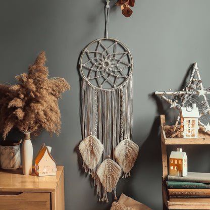 Nordic Dreamcatcher Wall Hanging - Orchid Unique 