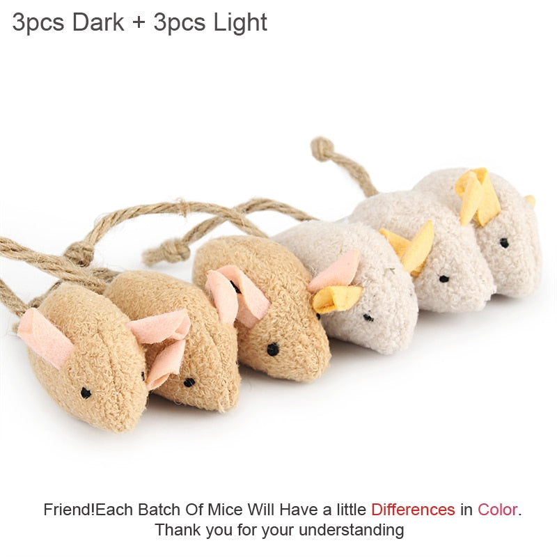 Mix Pet Toy Catnip Mice - Orchid Unique  Orchid Unique 