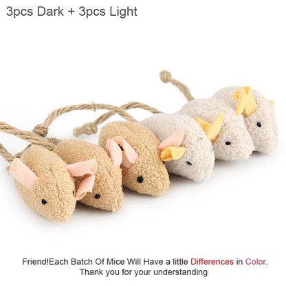 Mix Pet Toy Catnip Mice - Orchid Unique 