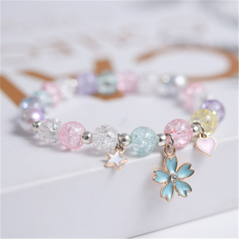 Cute beads Bracelet - Orchid Unique 