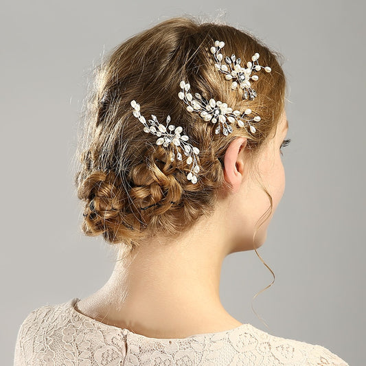 Bridal Hairpins - Orchid Unique