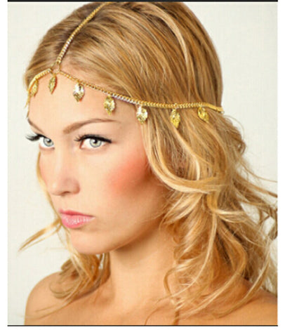 Boho Ethnic Forehead Head Chains - Orchid Unique 