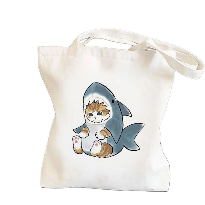 Cat Shark Shopping Bag - Orchid Unique 