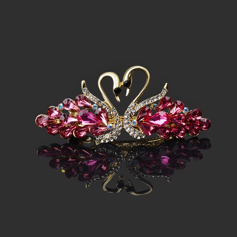 Austrian Rhinestone Hair Comb - Orchid Unique 