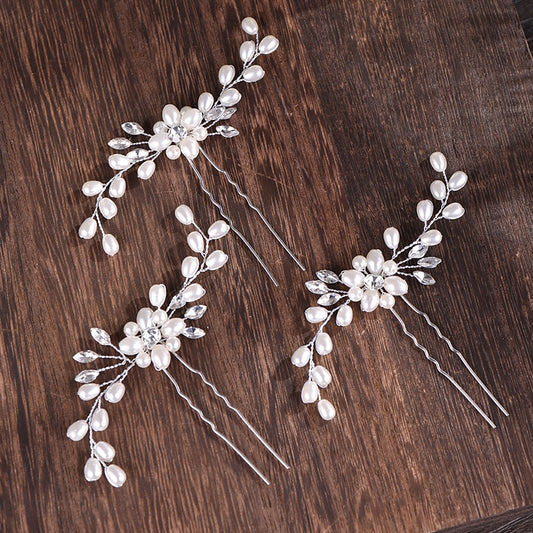 Bridal Hairpins - Orchid Unique