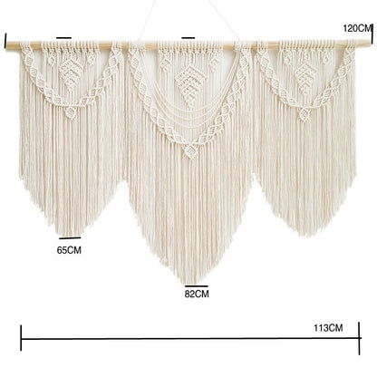 Large Macrame Wall Hanging Tapestry - Orchid Unique 