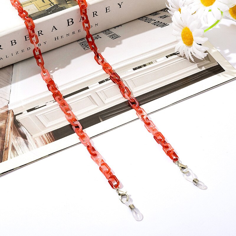 Bohemia Amber Acrylic Glasses Chain - Orchid Unique 