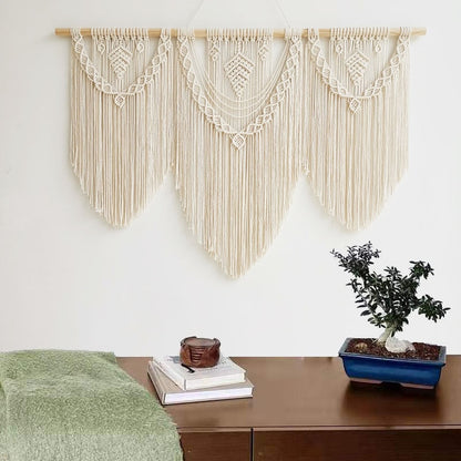 Large Macrame Wall Hanging Tapestry - Orchid Unique 