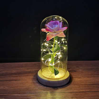 Rose LED Light Foil Flower - Orchid Unique 