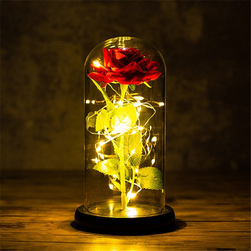 Rose LED Light Foil Flower - Orchid Unique 