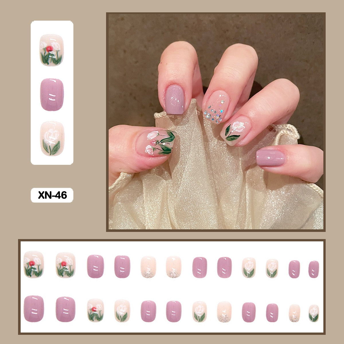 Fresh Summer Fairy Pattern Nail Art - Orchid Unique  Orchid Unique 