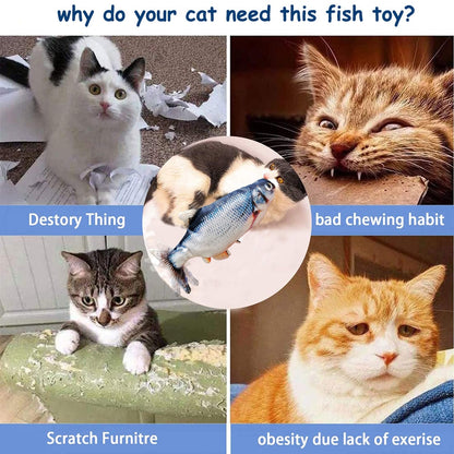 Toy Fish for Cats - Orchid Unique 