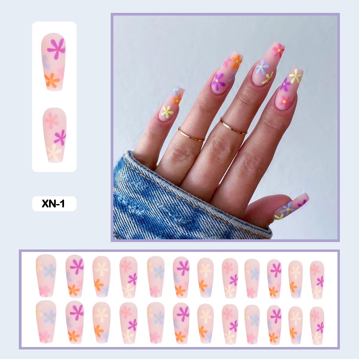 Fresh Summer Fairy Pattern Nail Art - Orchid Unique  Orchid Unique 