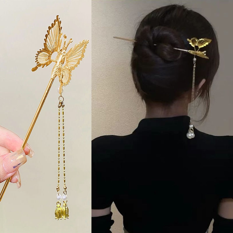 New Cute Moving Butterfly Hairpin - Orchid Unique  Orchid Unique 