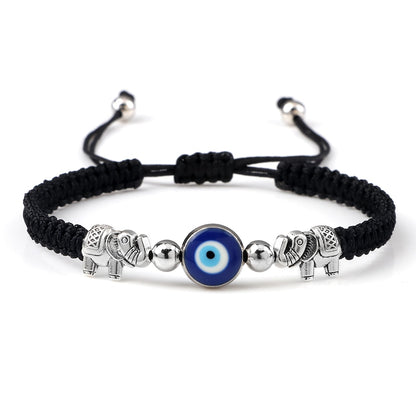 Evil Eye Braided Bracelet - Orchid Unique 