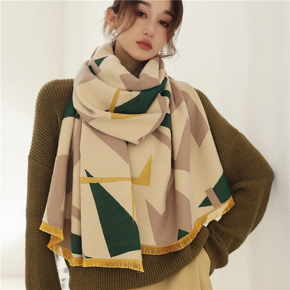 2023 Cashmere Winter Scarf for Women Luxury - Orchid Unique 